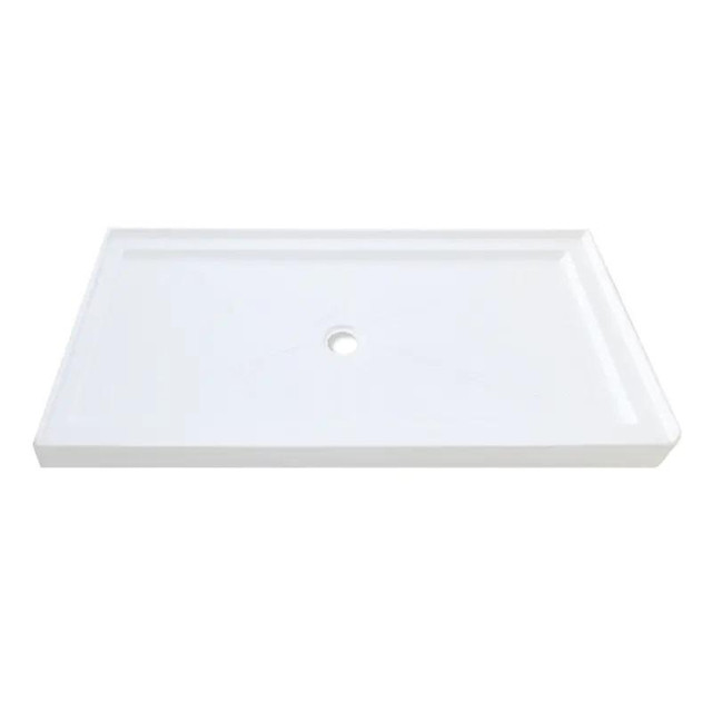 PRICE REDUCED!!  48x36x4 Acrylic Double Threshold Base With Flat Surface ABCS4836C ( Left or Right Available ) In Stock in Plumbing, Sinks, Toilets & Showers in Alberta