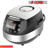 5 CORE 5Core 5.1 Qt Asian Style Programmable All-in-1 Multi Cooker, Rice Cooker, Slow