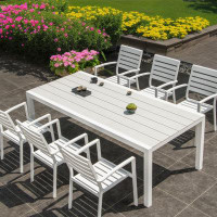 Hokku Designs Outdoor Villa Balcony Waterproof Sunscreen Table And Chair Combination