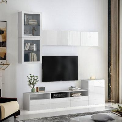 Latitude Run® Khairee TV Stand for TVs up to 78" in TV Tables & Entertainment Units