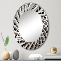 East Urban Home Medomak - Modern Wall Mirror Oval
