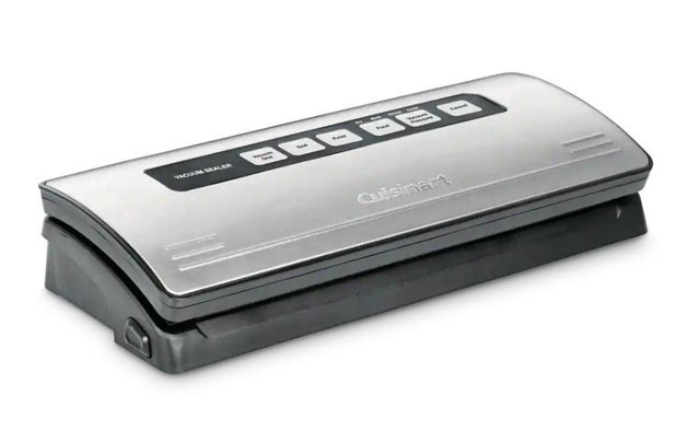Cuisinart VS-150C One-Touch Vacuum Sealer Stainless Steel &amp; Black  - WE SHIP EVERYWHERE IN CANADA ! - BESTCOST.CA in Other