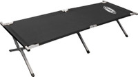 FOLDING CAMPING COT -- Sleep in comfort above the ground -- Easy fold up travel design !!