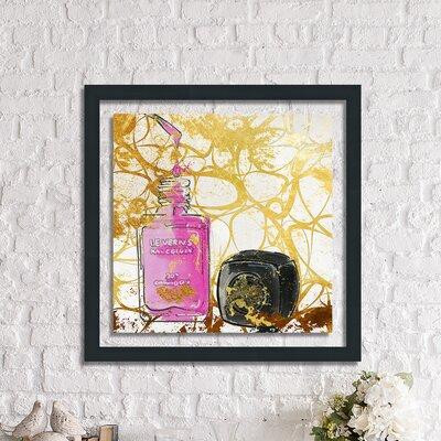 Made in Canada - Picture Perfect International 'Pink Polish' Framed Graphic Art Print in Arts & Collectibles