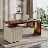 Fit and Touch 62.99'' W Rectangle Writing Desk