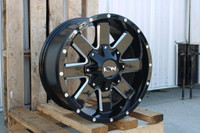 18x9 Ion 141 Satin Black Or Black And Milled Wheels 6x135 / 6x139.7 / 8x180