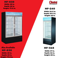 30% OFF - BRAND NEW Commercial Glass Display - Refrigerators and Freezers - CLEARANCE (Open Ad For More Details)