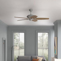 Lark Manor 72" Ambach 5 - Blade Standard Ceiling Fan with Wall Control