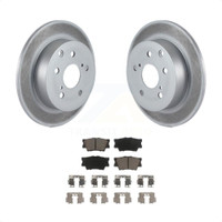Rear Coated Disc Brake Rotors And Ceramic Pads Kit For Toyota Matrix Pontiac Vibe KGC-101518