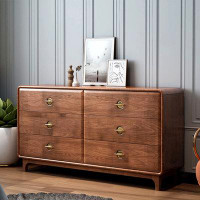 LORENZO New Chinese bucket cabinet all solid wood living room bedroom storage chest of drawers locker