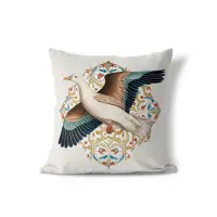 East Urban Home Devanna Indoor/Outdoor Pillow with removable cover