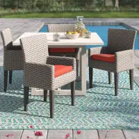 Sol 72 Outdoor™ Rochford Patio Dining Armchair with Cushion