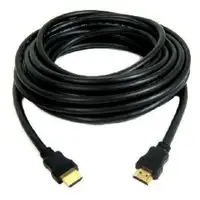 40 ft. TechCraft HDMI v1.4 High-Speed Cable with Ethernet - 24 AWG - Gold Connecting Ends - Black