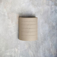 Dakota Fields Carely Ceramic Outdoor Wall Light, LED Bulb Included