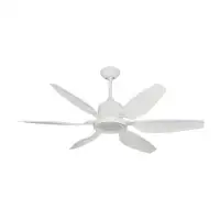 Latitude Run® Kayeleigh II 52 In. Resin Indoor/Outdoor Pure White Ceiling Fan With Remote Control W/610 LED Light