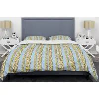 Made in Canada - East Urban Home Chain Mid-Century Duvet Cover Set