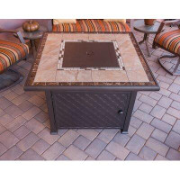 Ebern Designs Stoke 25" H x 40" W Steel Propane Outdoor Fire Pit Table