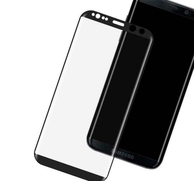 GALAXY s8 and s8  PLUS , FULL BODY EDGE COVER Tempered Glass Screen ProtectorHIGH QUALITY in Cell Phone Accessories in City of Montréal - Image 2