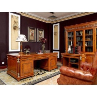 Infinity Furniture Import Infinity Solid Wood Walnut Executive Desk
