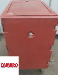 Cambro mobile food cabinets - 4 available - rare used item