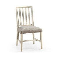 Jonathan Charles Fine Furniture Umbra Fabric Slat Back Side Chair