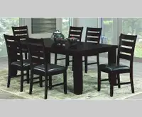 Wooden Dining Sets Toronto! Extendable Dining Set
