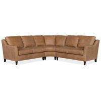 Bradington-Young Marleigh Sectional (Leather, Tapered Legs)