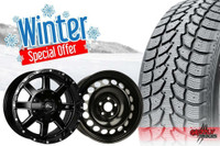 WINTER TIRE + RIM PACKAGE DEALS !!! NOW IN GRANDE PRAIRIE !!! INSTALL AVAILABLE !!!