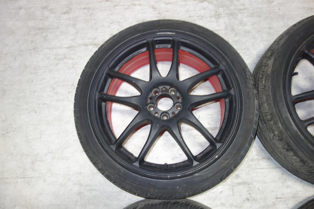 JDM Work Emotion Kiwami Wheels Rims Tires 5x100 18x7 +55 Offset Japan in Tires & Rims - Image 2
