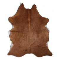 Foundry Select NATURAL HAIR ON Cowhide RUG CARAMEL 2 - 3 M GRADE A