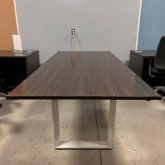 Icon Boardroom Table with Metal O-Leg – 42 x 96 – Tuxedo in Desks in London - Image 3