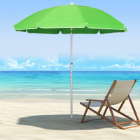 Beach Umbrella 5.9' x 5.9' x 6.6' Green