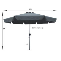 Arlmont & Co. Decland 10' Market Umbrella
