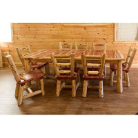 Loon Peak Fordingbridge 9 Piece Solid Wood Dining Set