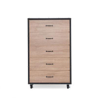 Millwood Pines Illings Chest In Weathered Light Oak 97274