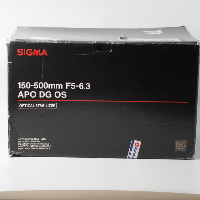 Sigma 150-500mm F5-6.3 APO DG OS (ID: 1793 SC) in Cameras & Camcorders
