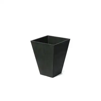 Charlton Home Cara Tall Composite Square Pot Planter with Elevated Plant Shelf