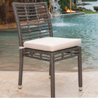 Panama Jack Outdoor Westerman Stacking Patio Dining Chair with Cushion