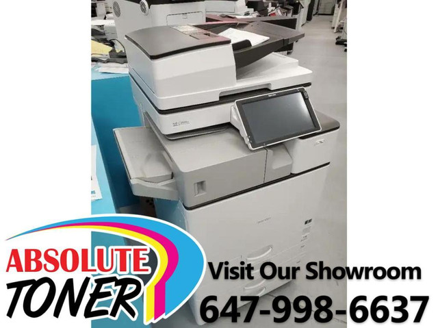 $92/mo. Lease LOW COUNT ONLY 199 Pages Printed Ricoh MP C3504ex High Speed 11x17 Office Copier Printer Scanner For Sale in Printers, Scanners & Fax - Image 3