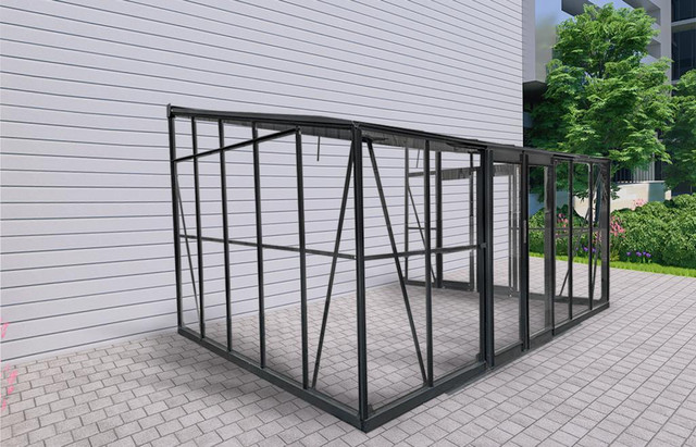NEW LUXURY ALUMINUM FRAMED TEMPERED GLASS GREENHOUSE in Other in Alberta - Image 4