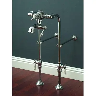 The Thermostatic Freestanding Tub Faucet with 24 Supply Lines will add extra charm to any bathroom w...