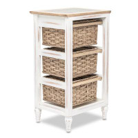 Bay Isle Home™ Eversole Solid Wood 3 - Drawer Accent Chest