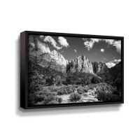 Loon Peak The Watchman II Gallery Wrapped Floater-Framed Canvas