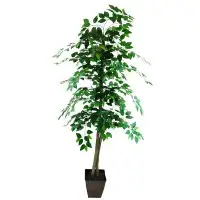 Dovecove Carswell 60" Artificial Ficus Tree in Planter