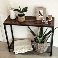 Accent Wood Side End Console Table Display Shelf Bookshelf Nightstand Storage