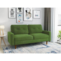 winners life 70''''Velvet Square Arm Modern Style Sofa