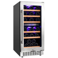 AOBOSI AOBOSI 28 Cans (12 oz.) Freestanding Beverage Refrigerator with Wine Storage