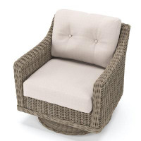 Kelly Clarkson Home Brayden Swivel Rocking Chair with Cushions