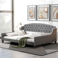 House of Hampton Modern Luxury Tufted Button Daybed