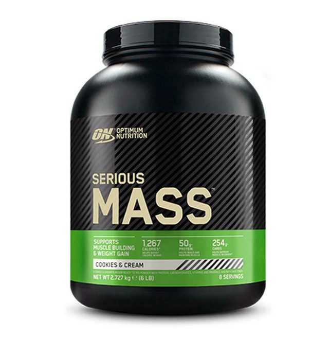 OPTIMUM NUTRITION ON SERIOUS MASS 6 LBS - WEIGHT GAINER - PRENEUR DE MASSE in Health & Special Needs in Greater Montréal